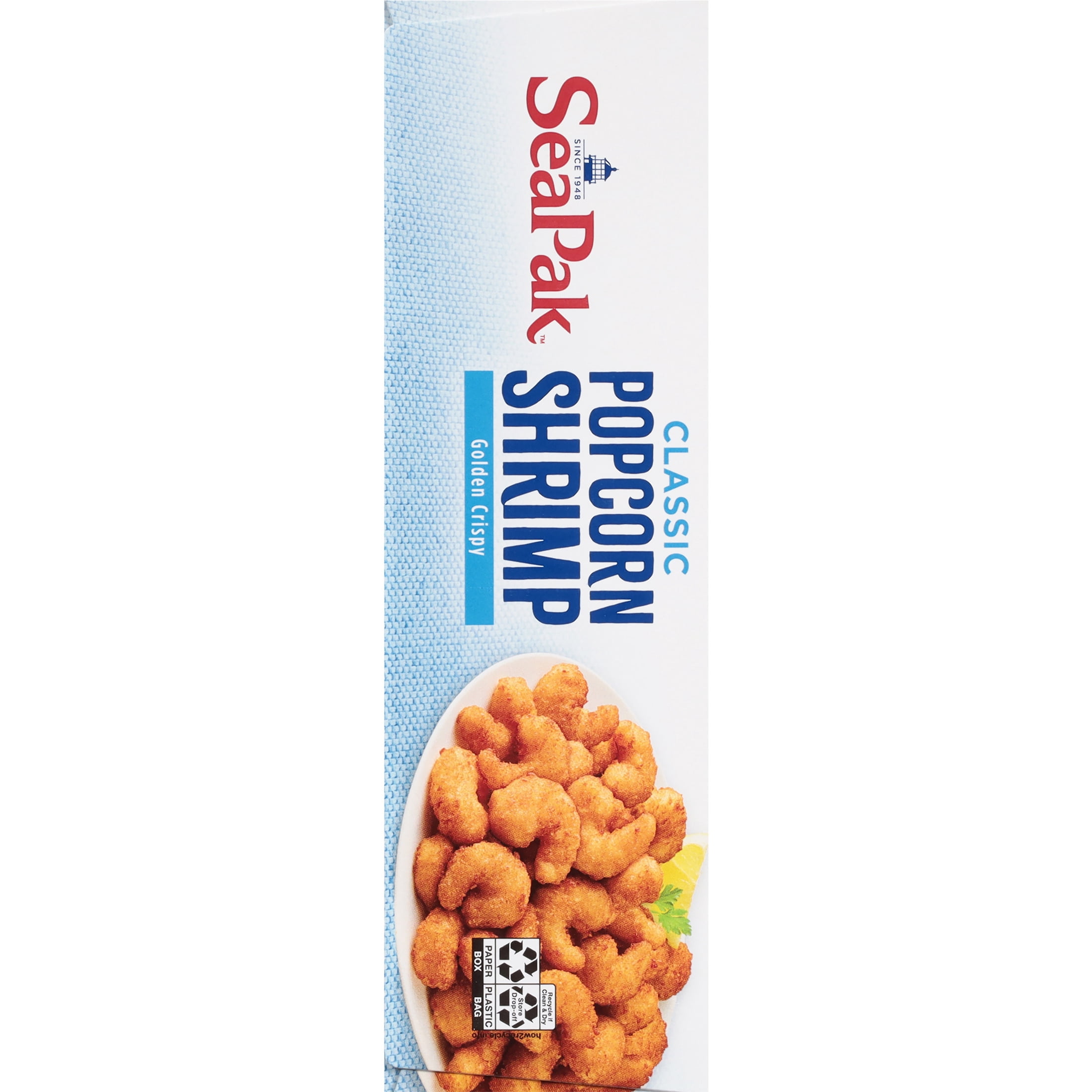 SeaPak Oven Crispy Popcorn Shrimp, Ready to Bake, 25 oz (Frozen Seafood)