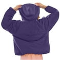 thumbnail image 6 of Drses Women's Crew Neck Pullover Puffer Jacket - Long Sleeve with Half Zip and Hood, 6 of 6
