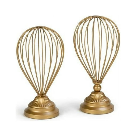 Tripar Metal Balloon Wire Hat Stands - Set of 2