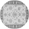 thumbnail image 1 of Ahgly Company Indoor Round Oriental Gray Traditional Area Rugs, 6' Round, 1 of 1