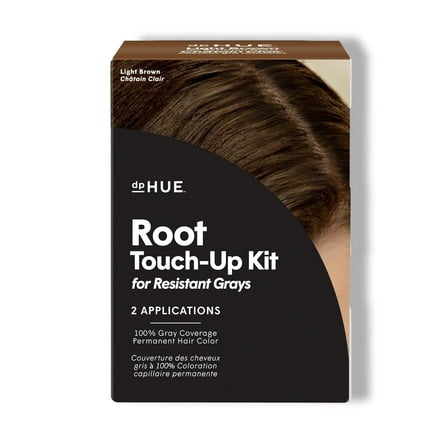 dpHUE Root Touch-Up Kit for Resistant Grays, Light Brown