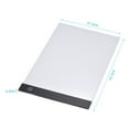 thumbnail image 4 of A4 Size Ultra-thin LED Light Pad Box Painting Tracing Panel Copyboard USB Powered 3-Level Adjustable Brightness for Cartoon  Tracing Pencil Drawing, 4 of 7