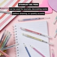 thumbnail image 4 of Sakura Gelly Roll Stardust Galaxy Glitter Gel Pens - Bold Point Ink Pen for Lettering, Drawing, Invitations, & Stationery - Assorted Colored Ink - Bold Line - 6 Pack, 4 of 6