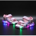 thumbnail image 1 of Sandalias de verano para niños de Disney, sandalias deportivas luminosas con luz Led ostentosas para bebés y niños, zapatos Unisex de Spiderman para niños, zapatos 29 Gao Jinjia LED, 1 of 2