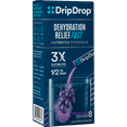 thumbnail image 6 of DripDrop Electrolyte Powder Drink Mix for Dehydration Relief Fast, Grape, 0.35 oz, 8 Count Packets, 6 of 10