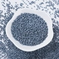 thumbnail image 2 of MIYUKI Beads Cylinder Japanese Seed Beads 11/0 (DB0376) Matte Metallic Steel Blue Luster 1.3x1.6mm Hole: 0.8mm about 2000pcs/10g, 2 of 5