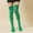 A1_D, variant on St. Patrick's Day Socks Knee High Striped Irish Green Shamrock Long Compression Socks for Women Holiday Over The Knee High Socks Leg Warmers for Women Extra Long Boot Socks 1 Pair B One Size