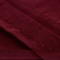 thumbnail image 3 of Renoir Fashion Embroidered Microfiber Deep Pocket 4-Piece Sheet Set, 3 of 4
