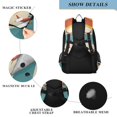 thumbnail image 4 of FORMRS Unisex School Backpack 17" Student Travel Bag with Laptop Compartment, Colorful Plane, 4 of 7