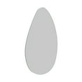 thumbnail image 4 of Glass Warehouse Starla 28 in. x 48 in. Pebble Mirror White, 4 of 5