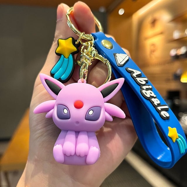 Llavero Kawaii de Pokémon, muñeco de Pikachu de dibujos animados, colgante, llavero de mochila, adornos, accesorios, joyería, regalos para amigos
