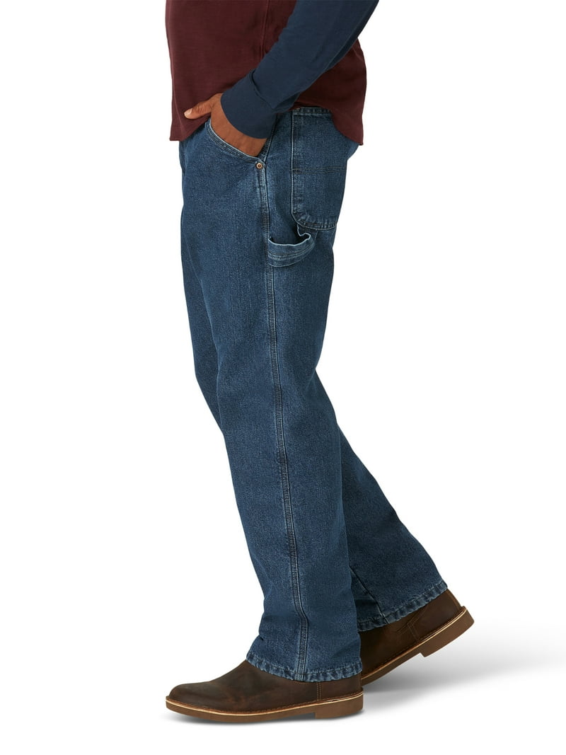 Wrangler Men's Fleece Lined Carpenter Jeans - Relaxed Fit