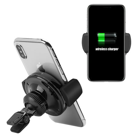 Cobble Pro Wireless Charger 10W Standard Qi Fast Charge Wireless Charging Pad with Micro USB Cable For iPhone XS X XR AirPods 2 iPhone 8 Plus Samsung Galaxy S8 S9 S10+ S10e Note 8 Sony Xperia (Best Dual Wireless Charging Pad)