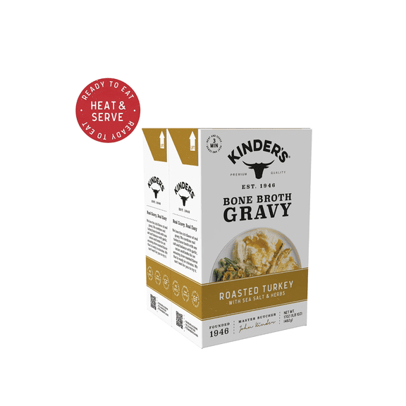 Kinder's Roasted Turkey Bone Broth Gravy Mix, 17 oz., 2 pk.