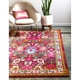 thumbnail image 1 of Unique Loom Medici Collection Traditional Vintage Abstract Multi Area Rug (5 0 x 8 0), 1 of 2
