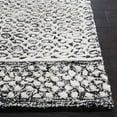 thumbnail image 3 of SAFAVIEH Glamour Andreas Geometric Area Rug, Charcoal/Ivory, 6' x 6' Square, 3 of 8