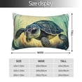 thumbnail image 2 of Balery Watercolor Turtle3 Funda de Cojín Estampada, Regalos para Mujeres, Regalos de Amor para Ella, Regalos para Novia o Esposa, Funda de Almohada-20"x30", 2 of 6