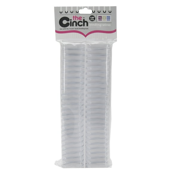 Cinch Wires 1.25" 2/Pkg White