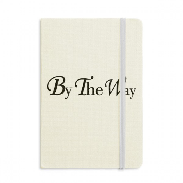 Au Fait, Citation Anglais Cahier Tissu Officiel Couverture Rigide Journal Journal Classique