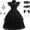 SET E, variant on Kids Black Tulle Dress Girls School Dance Party Costume