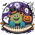 thumbnail image 3 of CafePress - Spooky & Fun Whimsical Halloween Cartoon - Cotton Baseball Jersey, 3/4 Raglan Sleeve Shirt, 3 of 4