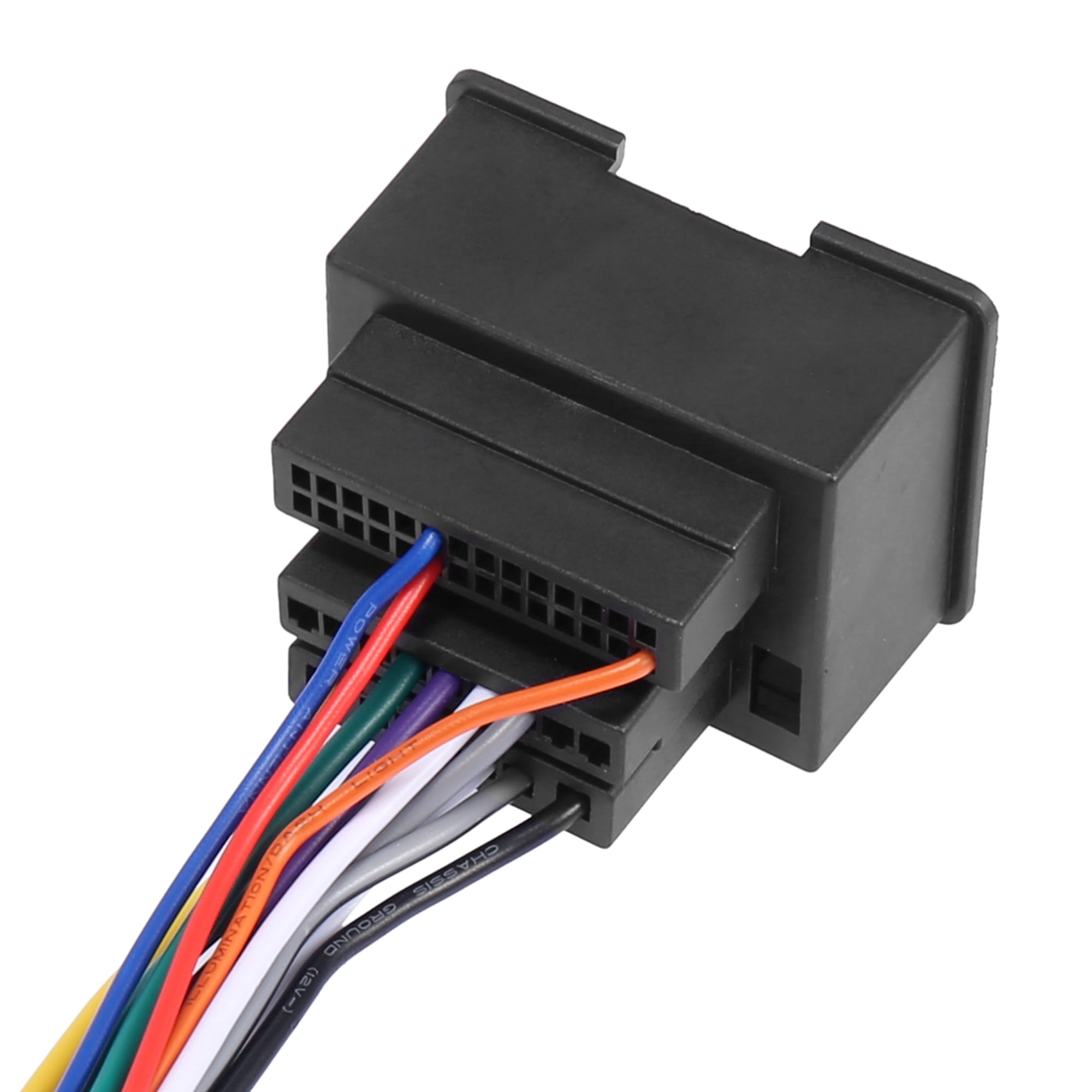 Unique Bargains DC 12V Car Female CD Radio Wire Harness Adapter for Chevrolet Cruze
