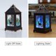 thumbnail image 3 of Generic Faro LED decorativo estilo retro en tono bronce con diseño de alce, ideal para Navidad y eventos festivos, funciona con baterías AAA (no incluidas)., 3 of 6