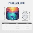 thumbnail image 3 of Fotbe Hawaiian Island Dolphin 2-Piece Car Windshield Sun Shade | Sun Blocker for Car Windshield | Foldable Automotive Interior Accessories for Sun Protection-Small, 3 of 6