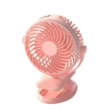 

Portable 3 Speeds USB Rechargeable Cooling Fan Clip On Desk