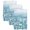 SkyBlue, variant on Turquoise Jellyfish Coastal Kitchen Towels Set of 3, Summer Ocean Seaweed Vintage Absorbent Dish Towels for Kitchen, Microfiber Hand Towel, Quick Drying Tea Towel for Cleaning Decorative Dishcloths