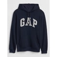 thumbnail image 4 of Sudadera con capucha GAP Logo Fleece para Hombre, Tapestry Navy, 4 of 4