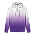 thumbnail image 4 of PuLe Hoodies for Men Men's Printed Long Sleeved Round Neck Hooded Sweatshirt, 4 of 4