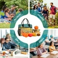 thumbnail image 6 of Ckdifva Bears Enjoy Drink Cooler Bag Cooler Cooling Tote Lunch Bag Lunch Box Front Pocket with Shoulder Strap, 6 of 6