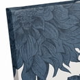 thumbnail image 5 of Creative Products Navy Floral Botanical 16x24 Canvas Wall Art, 5 of 5