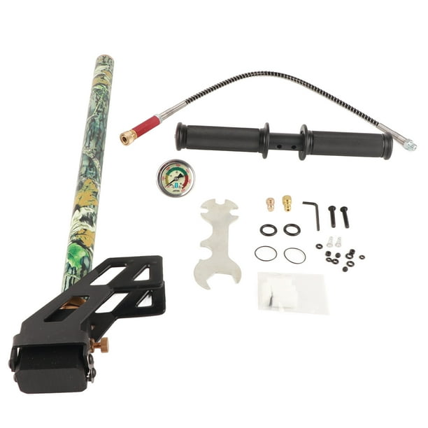 Bomba de aire manual PCP camuflaje de 30 MPa y 4500 psi de alta presión de 3 etapas para rifles