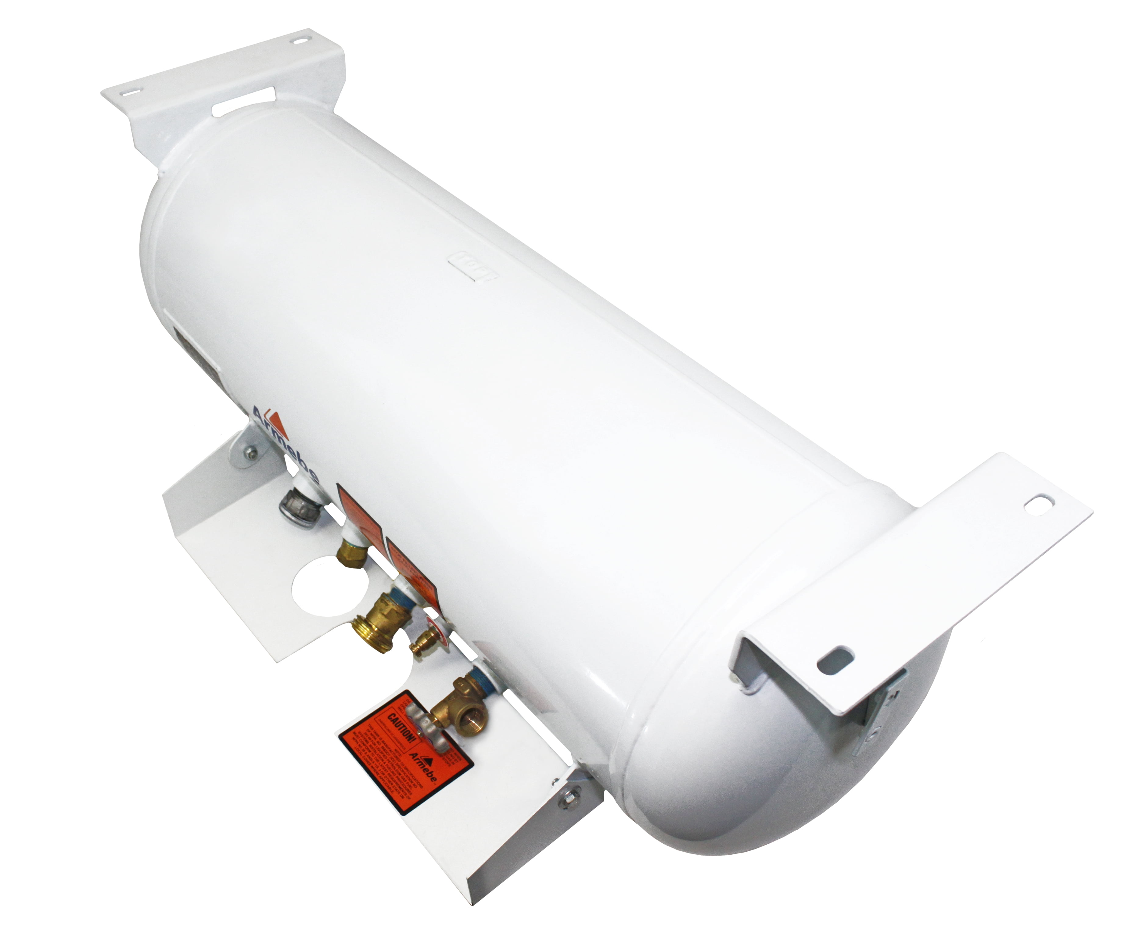 Flame King 16-Gallon ASME Horizontal Propane Tank for RV, Food Trucks, Van, or Trailers - YSN16