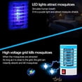 thumbnail image 4 of Lampara Mata Mosquitos ShuxiuWang Trampa Repelente de Insectos luz LED UV Electrica azul, 4 of 5