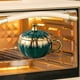 thumbnail image 4 of Taza de Cerámica con Forma de Calabaza, Tapa y Cuchara | Taza de Café Electrochapada de 300 Ml | Regalo Ideal para Halloween | Taza de Desayuno Estilo Europeo En Plata, Verde, Dorado y Verde Menta, 4 of 6