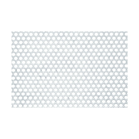 Uxcell 20GA 7.9" x 3.9" Round Hole 304 Stainless Steel Perforated Sheet