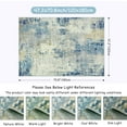 thumbnail image 4 of Moynesa 4'x6' Area Rug for Living Room Modern Abstract Soft Washable Rug Indoor Low Pile Accent Rug Stain Resistance Soft Carpet for Office Couch Entrance Kitchen,Blue, 4 of 7