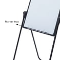 thumbnail image 4 of Double-Sided Mobile Dry Erase Board Magnetic Whiteboard Display Stand Rolling W/Marker Tray Writing Flipchart Hook Foldable Framed White 35" X 24", 4 of 10