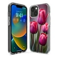 thumbnail image 3 of MUNDAZE Apple iPhone XS Max Pink Tulip Flowers Floral Shockproof Clear Hybrid Protective Phone Case Cover, 3 of 5