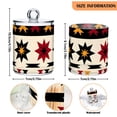 thumbnail image 3 of Abstract Western Patterns in Stripes Translucent Plastic Cans Storage Canisters with Lid Set of 2, 3 of 7
