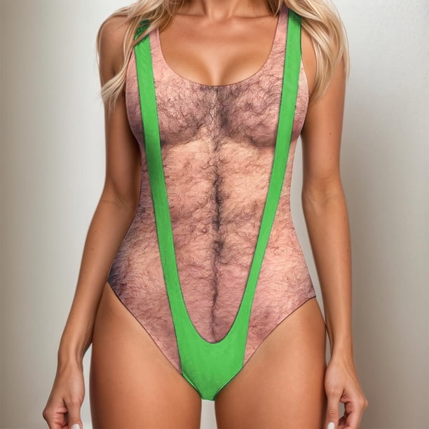 WILLBEST Traje de Baño deportivo Mujer Bikini para Mujer Ropa Exterior Traje de Baño Estampado Color Piel Sexy