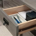 thumbnail image 5 of Pemberly Row Engineered Wood 2-Drawers Executive Desk in Mystic Oak, 5 of 17
