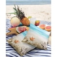 thumbnail image 4 of Outdoor Throw Pillow Cover Summer Ocean Blue Sky and Sandbeach Waterproof Cushion Covers 2 Pack Starfish and Seashell Pillow Cases Home Decoration for Patio Garden Couch Sofa, 4 of 7