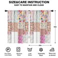 thumbnail image 2 of Blackout Kids Curtains,Pioneer Flower Childrens Insulated Curtains Set Of 2,Bedroom Essentials,Toddler Room Decor 42x63in(106x160cm), 2 of 4