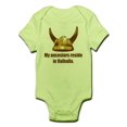 thumbnail image 1 of CafePress - Viking Helmet "Valhalla1" Infant Bodysuit - Baby Light Bodysuit, 1 of 1