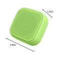 thumbnail image 3 of Small Bluetooth Speaker,Mini Portable Wireless Speaker,49-Foot Bluetooth Range,Enhanced,Support Insert Card,Bluetooth Speaker For Travel,Hiking,Car,Gift Green Free Size, 3 of 7