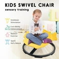 thumbnail image 5 of Sensory Spinning Chair for Kids with Autism & ADHD, Swivel Chair for Indoor/Outdoor Use, Sit and Spin Toys, Fish-Shaped Sensory Chairs for Autistic Children, Training Body Coordination, 5 of 6